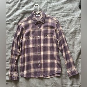3sixteen Utility Flannel in Faded Lilac - Medium